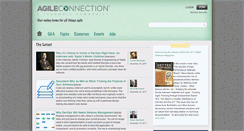 Desktop Screenshot of agileconnection.com