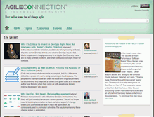 Tablet Screenshot of agileconnection.com